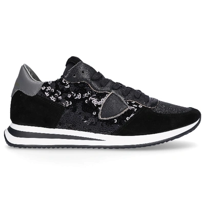 Shop Philippe Model Low-top Sneakers Trpx In Black