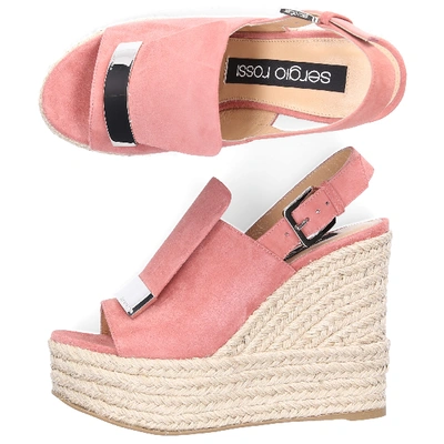 Shop Sergio Rossi Espadrilles Sr1 Espadrillas In Pink