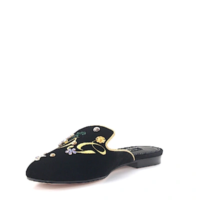 Shop Dolce & Gabbana Women Mules Classic In Black