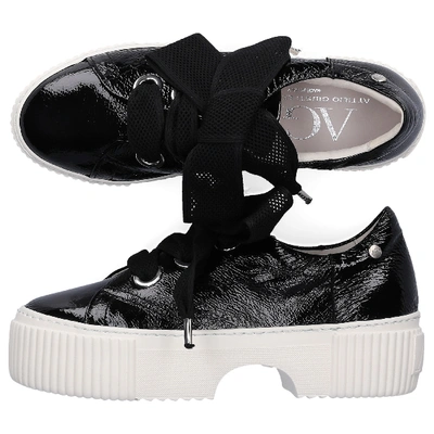 Shop Agl Attilio Giusti Leombruni Low-top Sneakers 925095 In Black