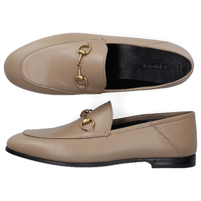 Shop Gucci Loafers Brixton In Grey