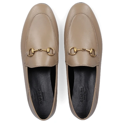 Shop Gucci Loafers Brixton In Grey