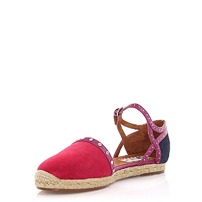 Shop Lanvin Strappy Sandals In Pink