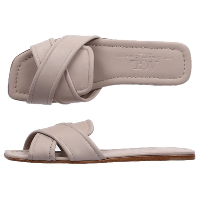 Shop Agl Attilio Giusti Leombruni Women Sandals 641002 In Grey