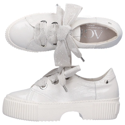 Shop Agl Attilio Giusti Leombruni Low-top Sneakers 925095 In White