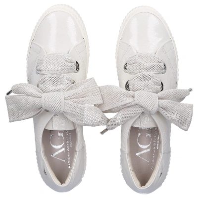 Shop Agl Attilio Giusti Leombruni Low-top Sneakers 925095 In White