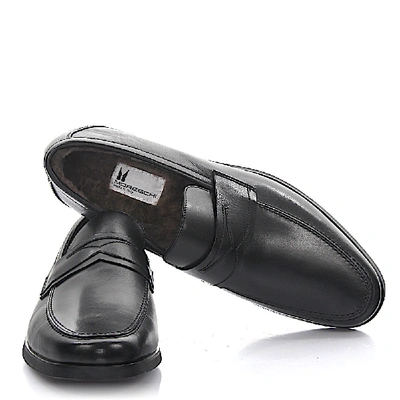 Shop Moreschi Loafers In Black