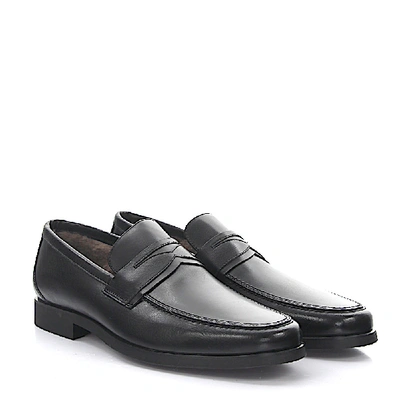 Shop Moreschi Loafers In Black