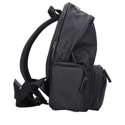 Shop Dsquared2 Men Backpack Bpm0026 Nylon Logo Black