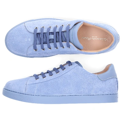 Shop Gianvito Rossi Low-top Sneakers Low Top In Blue