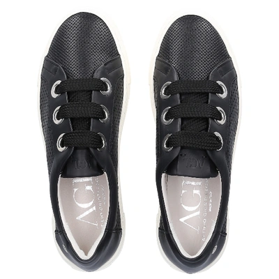 Shop Agl Attilio Giusti Leombruni Low-top Sneakers 925173 In Black