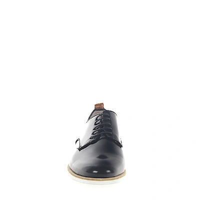 Shop Agl Attilio Giusti Leombruni Lace-up Shoes D713001 Leather Black Polished