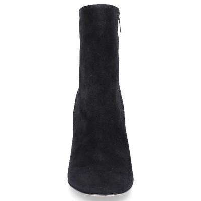 Shop Gianvito Rossi Ankle Boots G73656 Suede In Black