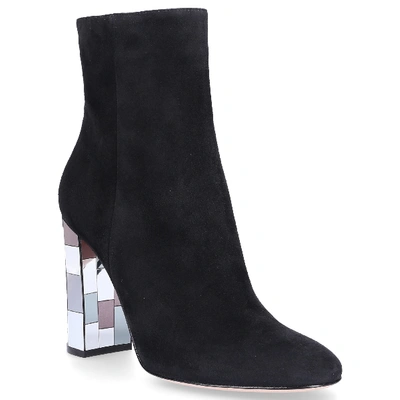 Shop Gianvito Rossi Ankle Boots G73656 Suede In Black