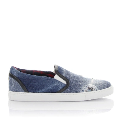 Shop Dsquared2 Slip-on In Blue