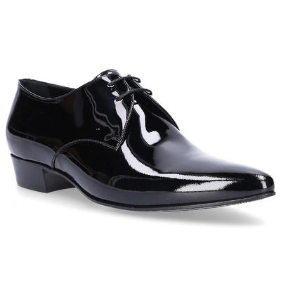 Shop Saint Laurent Business Shoes Derby Leon Black