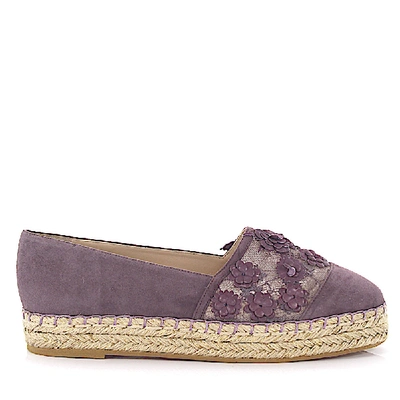 Shop Elie Saab Espadrilles In Purple