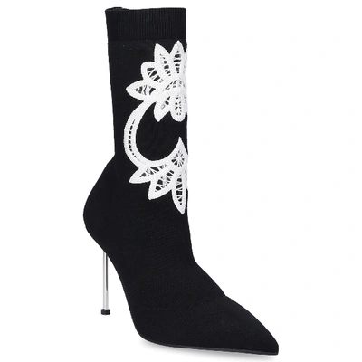 Shop Alexander Mcqueen Ankle Boots W4jj5 Textile In Black