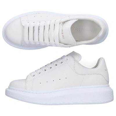 Shop Alexander Mcqueen Low-top Sneakers Larry In White