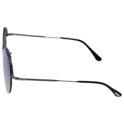 Shop Tom Ford Women Sunglasses Round 0565 08b Metal Black
