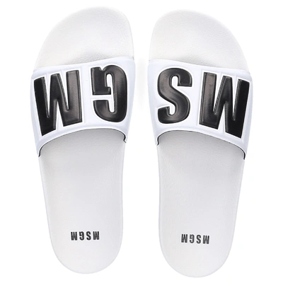 Shop Msgm Beach Sandals Pool Slide