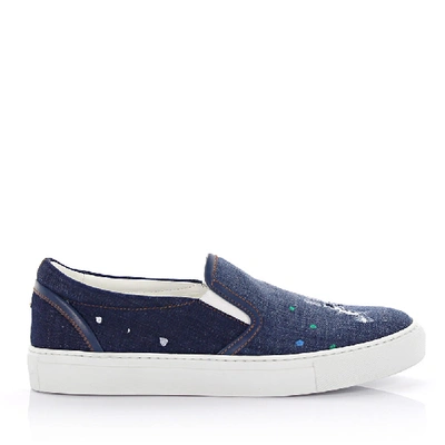 Shop Dsquared2 Slip-on In Blue