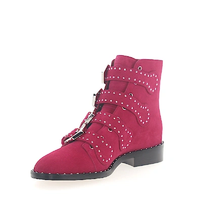 Shop Givenchy Cowboy-/ Biker Ankle Boots In Pink