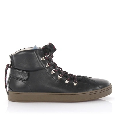 Shop Dolce & Gabbana Sneakers Calfskin In Black