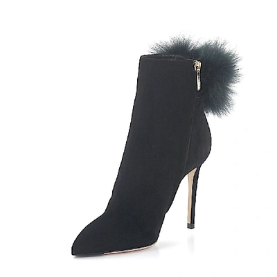 Shop Jimmy Choo Heeled Ankle Boots In Black