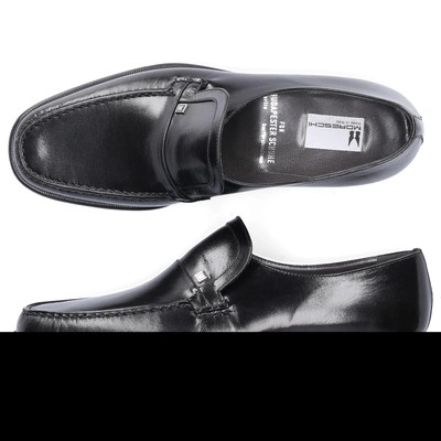 Shop Moreschi Slip-on Shoes In Black