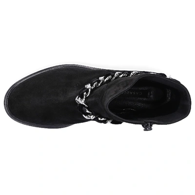 Shop Casadei Ankle Boots Black 1r704