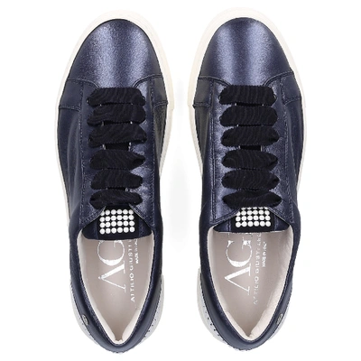 Shop Agl Attilio Giusti Leombruni Low-top Sneakers 925011 In Blue