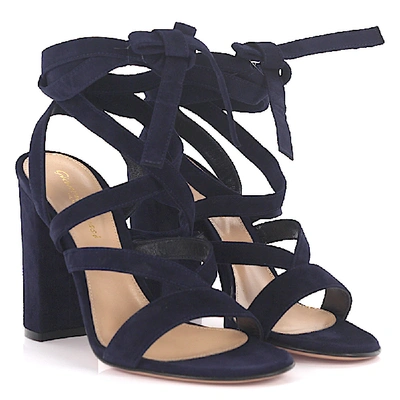 Shop Gianvito Rossi Women Sandals Dark Blue