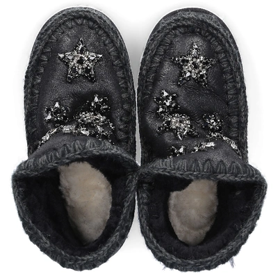 Shop Mou Snowboots Eskimo 18 Crysals Gefã¼ttert In Black