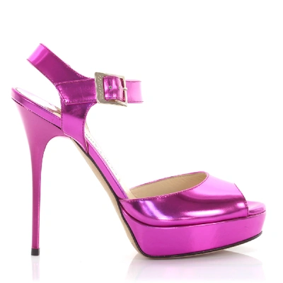 Shop Jimmy Choo Platform Sandals Linda In Pink