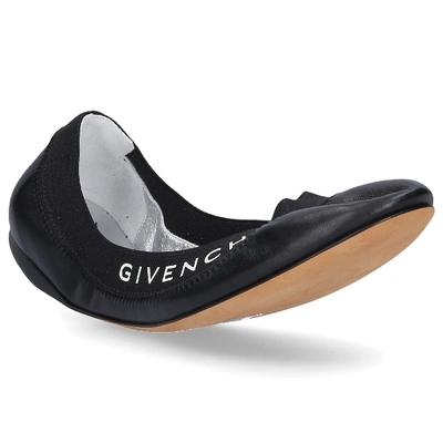 Shop Givenchy Foldable Ballet Flats Millie In Black