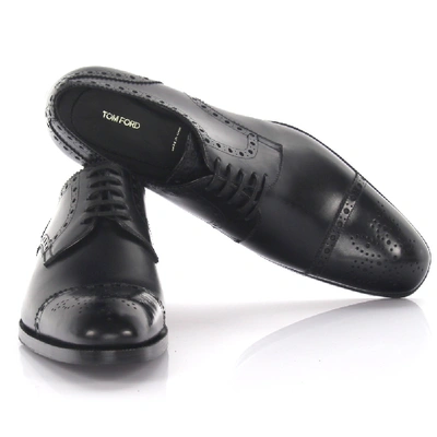 Shop Tom Ford Business Shoes Budapester In Black