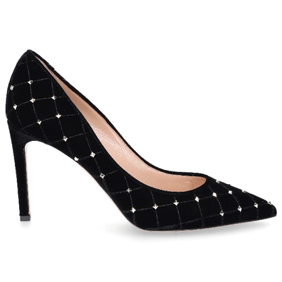 Shop Valentino Pumps Rockstud Spike In Black