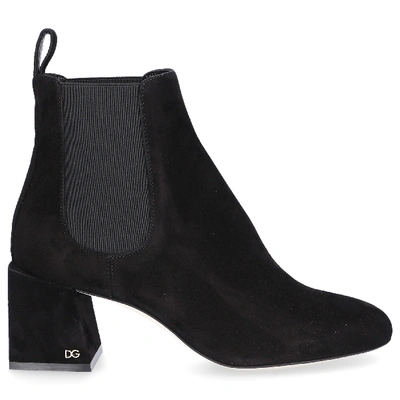 Shop Dolce & Gabbana Ankle Boots Black Vally