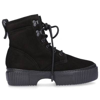 Shop Agl Attilio Giusti Leombruni Ankle Boots D925517 Calf-suede Black