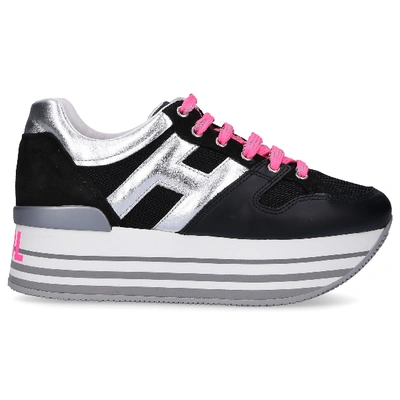 Shop Hogan Low-top Sneakers H425 In Black
