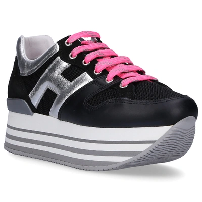 Shop Hogan Low-top Sneakers H425 In Black