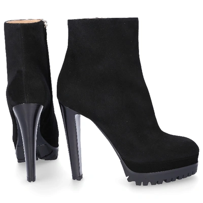 Shop Sergio Rossi Ankle Boots A72430 Suede Black