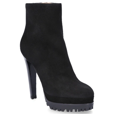 Shop Sergio Rossi Ankle Boots A72430 Suede Black