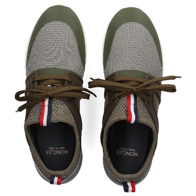 Shop Moncler Low-top Sneakers Meline In Olive