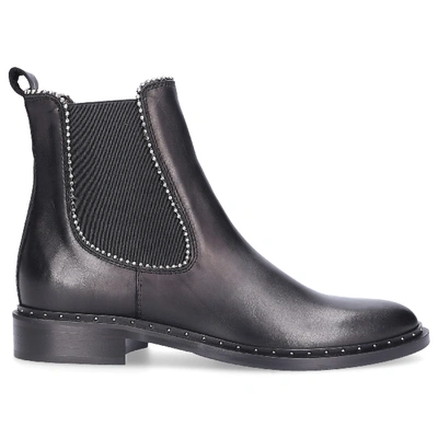 Shop Via Roma 15 Ankle Boots Black Saint Barth