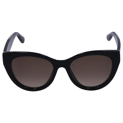 Shop Jimmy Choo Women Sunglasses Cat Eye Chana 087ha Acetate Black