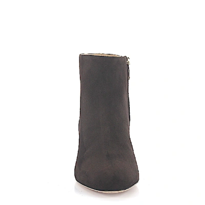 Shop Sergio Rossi Ankle Boots Suede Brown