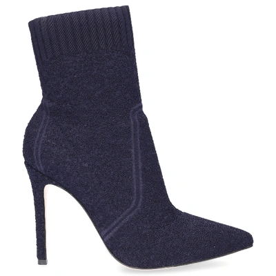 Shop Gianvito Rossi Ankle Boots Blue Fiona
