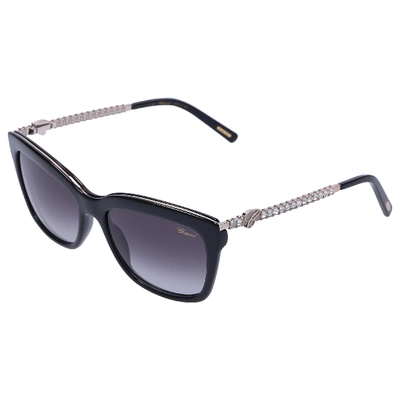 Shop Chopard Women Sunglasses Wayfarer Sch212 0700 Metal Black